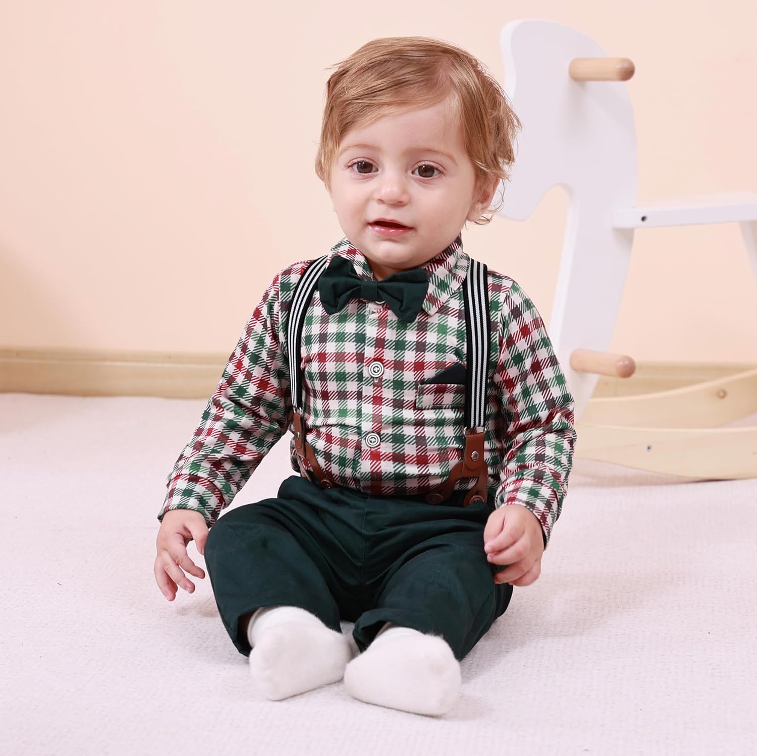 SANMIO Baby Boy Clothes 0-18M Baby Boys Suit 4pcs Baby Boy Dress Clothes Infant Tuxedo Sets - Image 2